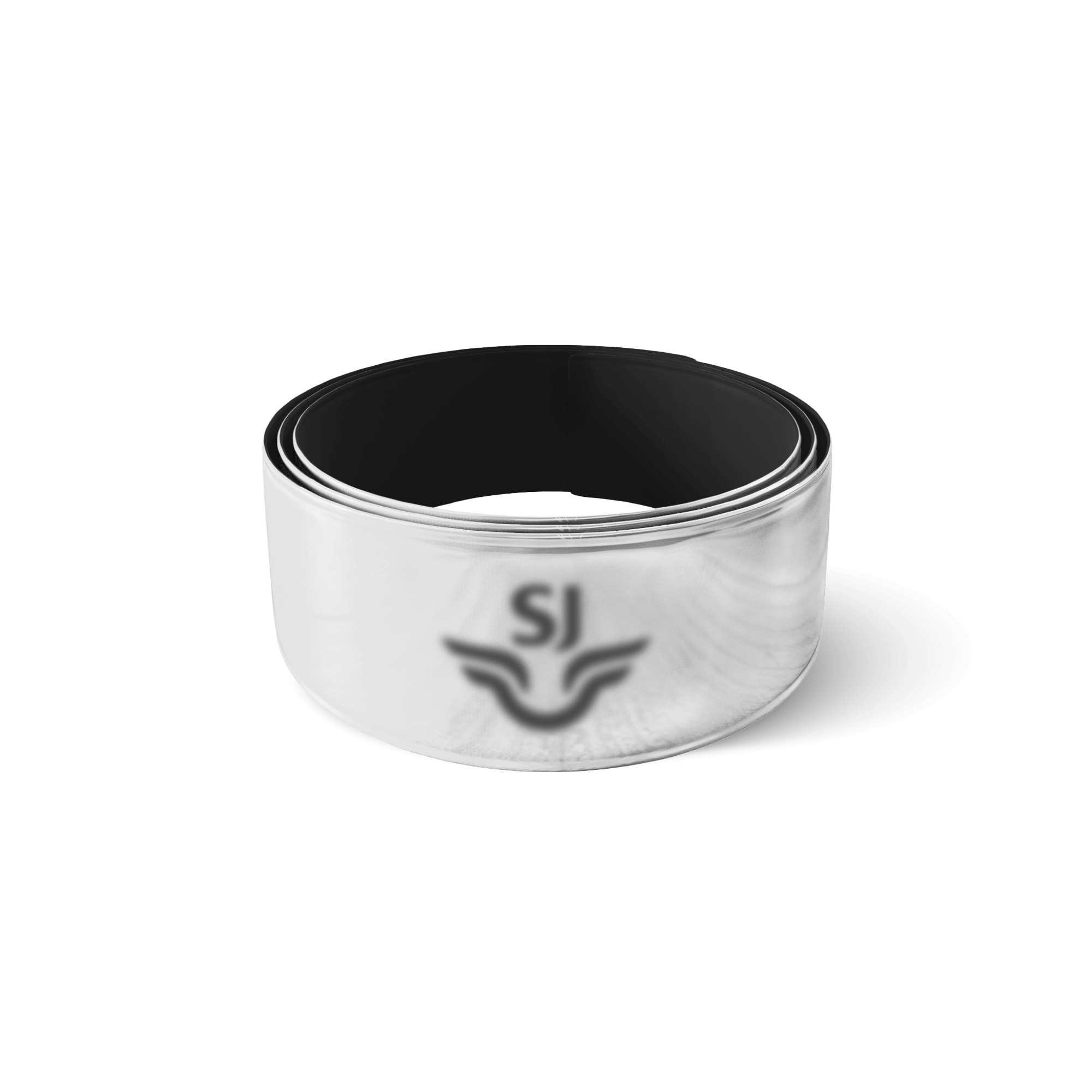 reflexband med sj logga ihopfällt
